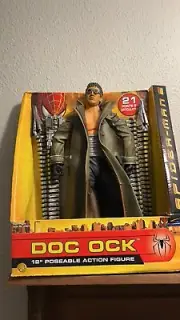 2004 Marvel Doc Ock 12" Poseable Action Figure Original Box Spider-Man 2 ToyBiz