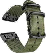 [FULNES] 22mm 26mm Nylon Strap for Garmin Fenix 6 6X Pro Fenix 5 5X plus 3 3HR Forerunner 935 945 D2 Bravo Quick Release Smart Watch band