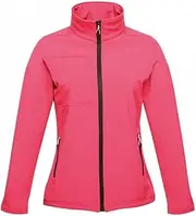 [REGATTA] Womens/Ladies Octagon II Waterproof Soft Shell Jacket (UK Size: 12) (Hot Pink/Black)