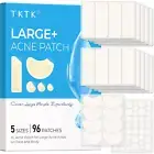Large Pimple Patches, XL Acne Patches 60 X 20 Mm, 96 Count Hydrocolloid Bandages