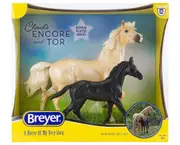 Breyer Horses Cloud's Encore & Tor Mustang Gift Set Traditional 1:9 Scale