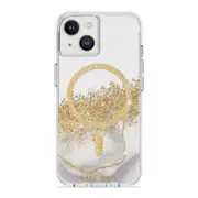 [CM049028] Karat Marble Case for iPhone 14 (6.1"), Wireless Charge Compatible