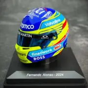 Spark 1/5 Helmet replica 2024 Aston Martin Aramco F1 Team Fernando Alonso 5HF139