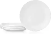 Corelle Dinner Plates, 8-Piece, Winter Frost White