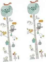 ERINGOGO 1Set Height Measuring Wall Sticker for Fun Growth Chart Decal for Home Decoration Easy to Use Removable