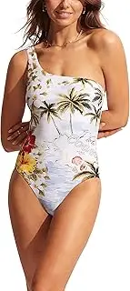 [Seafolly] Women's Shoulder One Piece Swimsuit