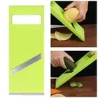 Vegetable Chopper, Adjustable Manual Food Chopper, Potato Slicer with Ergonom...