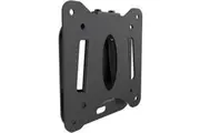 Atdec Wall Mount for Flat Panel Display - Black - 1 Display(s) Supported - 30 kg Load Capacity - 75 x 75, 100 x 100, 120 x 120 - Steel