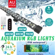 24/7 Timer Aquarium Light Waterproof Full Spectrum RGB Fish Tank Bar Auto