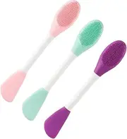 [LALADEFIEE] Silicone Face Cleaning Brush Set Multifunctional Brush for Gentle Face Scrub