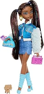 Barbie Dream Besties Doll and Accessories, Barbie “Brooklyn” Posable Fashion Doll with Long Black Hair, 9 Music Themed Pieces