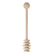 Honey Dipper Dripper Drizzler 6" Wood Stick Dip Server Beechwood Stirring Rod
