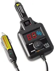 Car Jump Starter - Car Cigarette Lighter Starter Kit, 12 Volt Connections, 6 m Cable, with Display, Easy to Use, Space Saving Starting Aid, Car Starter Battery, Breakdown Aid