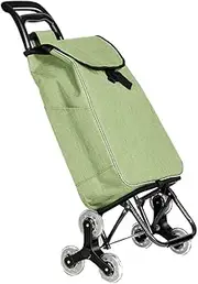 Lightweight, Trolleys Stair Climbing Shopping Trolley with 6 Wheels Shopping Carts for Groceries Waterproof/Detachable Market Storage Bag