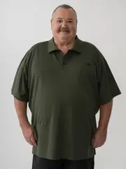 Big Mens Quick Dry Jacquard Polo