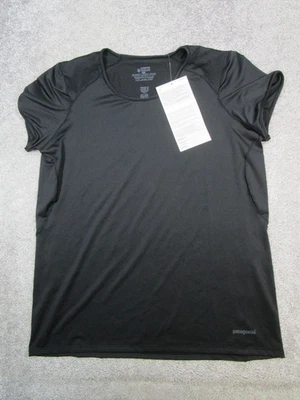 Patagonia Capilene 1 Sw Shirt Womens Xl Black Pullover New