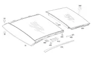 Genuine Mercedes-Benz Sliding Sunroof Component 253-780-39-00