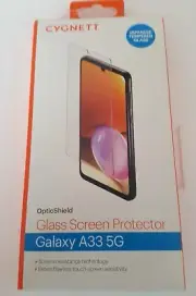 Cygnett Optic Shield Samsung Galaxy A33 5G 6.4 Glass Screen Protector Clear BNIP
