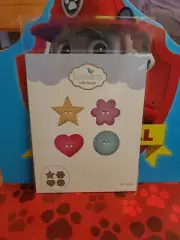 Elizabeth Craft Designs Buttons Star Heart Circle Flower 4 Cutting Dies