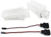 MURRAYLE LED Interior Lamp Fit For Audi A2 A3 A4 S4 RS4 A5 A6 RS6 A8 Q5 Q7 TT R8 White Door Courtesy Luggage Trunk Footwell Light Assembly Fog lights