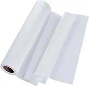 Seneme Soft & Cozy Embroidery Stitch Cover 12" x 12 Yd Fusible Stabilizer for Machine Embroidery Covering Scratchy Stitches (White Light Weight)