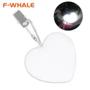 LED Handbag Light Bag Lamp Heart Round Shaped Touch Sensor Purse Light with Keyc