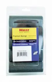 Whizz 25002 Ultra-Smooth Surfaces Premium Black Foam Concave Roller 4 in.