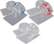 Nail Art Seal Steel Plates 3 Sets of Art Nail Templates for Women Girls and Ladies