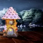 Fairy Garden Accessories Solar Mushroom Lights Crafts Gift Decoration Garden