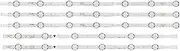 [BABCPMPGK] LED Strip 50'' TV UDULEDGS057 UDULEDGS056 50W7S1P UDULED0GS050 UDULED0GS051 FW50D36FB Fit for LG Innotek 50inch L R Type 50W6S1P