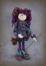 Cloth Folk Art Doll Pattern "Mandy" By Sparkles 'N' Spirit