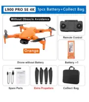 Top L900 PRO SE 4K HD Dual Camera Drone Orange 4K to 1B to B