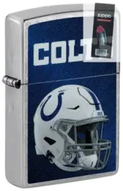 Zippo 48431 NFL Indianapolis Colts Helmet Lighter + FLINT PACK