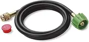 Weber Adapter Hose for Weber Q-Series and Gas Go-Anywhere Grills, 6-Feet, Black
