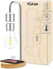 Magnetic Levitating Floating Wireless LED Light Bulb with Wireless Charger