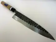 JAPAN SEKI hand made Chef Knife White Steel SHIROGAMI Deba Sashimi blade 210mm