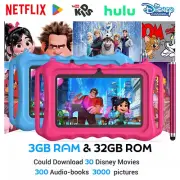 For Kids Bundle Case Android9.0 7inch WiFi 32GB Tablet PC Quad Core Dual Cameras