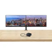 HP P22 G5 Monitor, 2-Pack Bundle + Stand, USB-C Dock