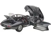 Jaguar Lightweight E Type Roadster RHD (Right Hand Drive) Dark Gray 1/18 Model C