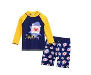 Swimsuit Boys Swim Trunks Split Long Sleeve Sunscreen Quick-drying Big Boy Boy Baby Warm Suit-4