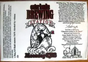 MOONDOG 1 pint, 9oz, Beer STICKER, Label, Outer Banks Brewing, NORTH CAROLINA