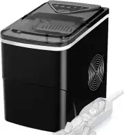 2L Portable Ice Maker Machine, Self-Cleaning Ice Cube Maker Countertop for Home2