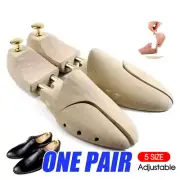 Adjustable Men Women Wooden Shoe Tree Shaper Keeper Wood Stretcher Cedar