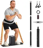 SR3 Pro Smart Home Gym Equipment ，Max 180lbs Resistance All in One Gym Portable Full Body Workout Cable Machine with Ambient Light,at Home Gym Travel | Foldable Gym & Home Exercise Equipment