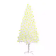 Artificial Christmas Tree with LEDs White 210 cm