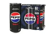Pepsi Max No Sugar Cola Soft Drink Mini Cans Multipack 275ml X 6 Pack