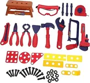 Kisangel 1 Set Tool Set Tools for Educational Pretend Play Kit Enhances Creativity and Hand Eye Coordination Birthdays and Day
