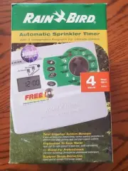 Rain Bird ISM-4 Automatic Sprinkler Watering Timer System Manager w Power Supply