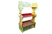 Fantasy Fields Sunny Safari Kids 3-Tier Bookshelf & Drawer, Multi