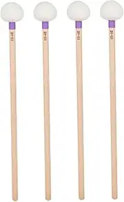 FUTUREORYY 4pcs Felt Head Timpani Mallets: Drumsticks With Wood Handle - Stylish And Unique Drumsticks For Clear Sound And Comfortable Play